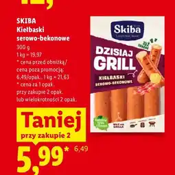 Lidl Kiełbaski serowo-bekonowe Skiba oferta