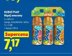 Lidl Napój owocowy Kubuś Play 3-pak oferta