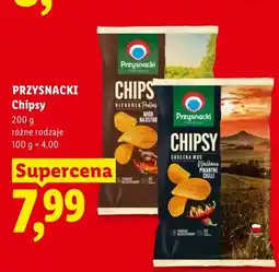 Lidl Chipsy miód na ostro Przysnacki oferta