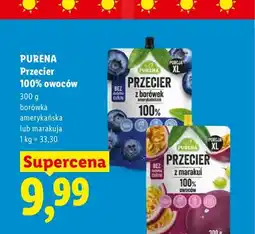 Lidl Przecier owocowy Purena z borówek amerykańskich oferta
