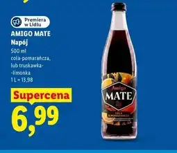 Lidl Napój Amigo Mate cola-pomarańcza oferta
