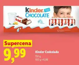Lidl Kinder Czekolada oferta