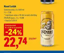 Lidl Piwo Kozel Ležák 6-pak oferta