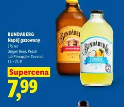 Lidl Napój gazowany Bundaberg Ginger Beer oferta