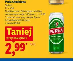 Lidl Piwo Perła Chmielowa oferta