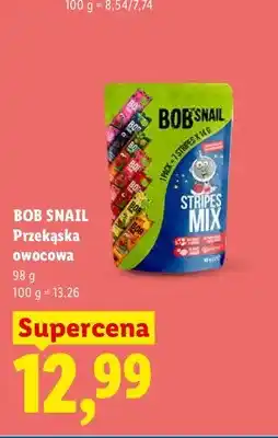 Lidl Przekąska owocowa Bob Snail Stripes Mix 7-pak oferta