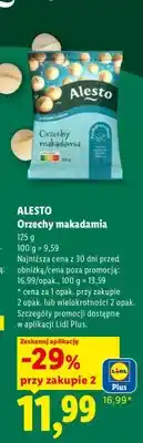 Lidl Orzechy makadamia Alesto oferta