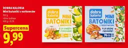 Lidl Mini batoniki z nerkowców Dobra Kaloria A la babka cytrynowa oferta