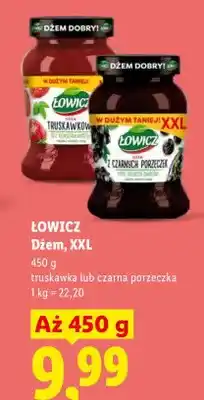 Lidl Dżem truskawkowy Łowicz XXL oferta