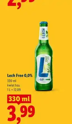 Lidl Piwo bezalkoholowe Lech kwiat bzu oferta