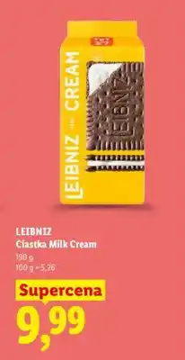 Lidl Ciastka Milk Cream Leibniz oferta