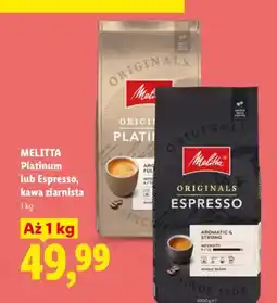 Lidl Kawa ziarnista Melitta Platinum oferta