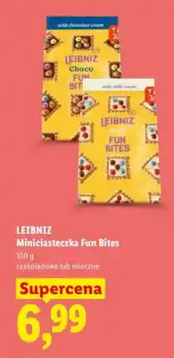 Lidl Miniciasteczka Fun Bites czekoladowe Leibniz oferta