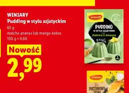 Lidl Pudding w stylu azjatyckim matcha-ananas Winiary oferta