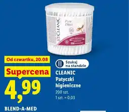 Lidl Patyczki higieniczne Cleanic oferta
