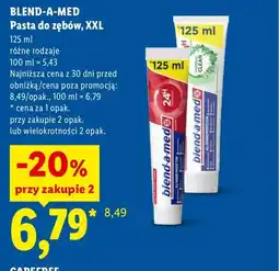 Lidl Pasta do zębów Blend-a-med Complete Protect 7 Classic oferta