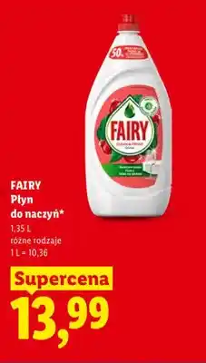 Lidl Płyn do naczyń Fairy Clean & Fresh Granat oferta