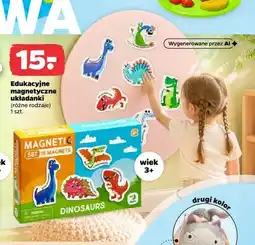 Netto Edukacyjna magnetyczna układanka Dinozaury oferta