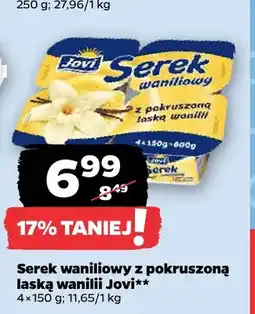 Netto Serek waniliowy z pokruszoną laską wanilii Jovi 4-pak oferta