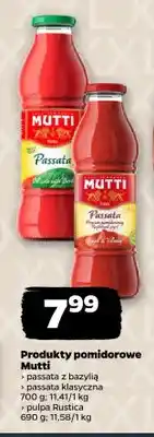 Netto Passata z bazylią Mutti oferta