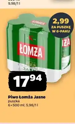 Netto Piwo Łomża 6-pak oferta