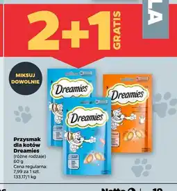 Netto Przysmak dla kotów Dreamies z serem oferta