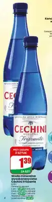 Woda mineralna gazowana wysokonasycona Cechini Muszyna Frizzante