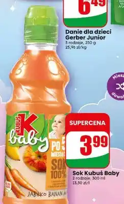 Dino Sok Kubuś Baby jabłko banan marchewka oferta
