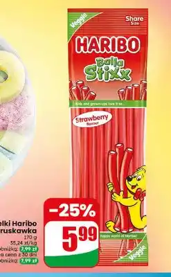 Dino Żelki Haribo Balla Stixx truskawka oferta