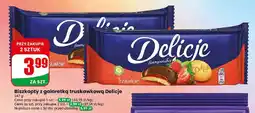 Dino Biszkopty z galaretką truskawkową Delicje oferta