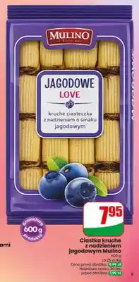 Dino Ciastka kruche z nadzieniem o smaku jagodowym Mulino oferta