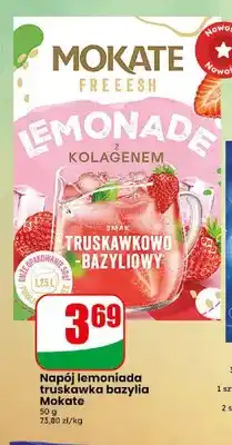 Dino Napój lemoniada truskawka bazylia Mokate Freeesh oferta