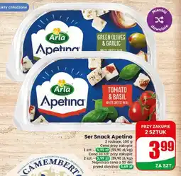 Dino Ser Snack Arla Apetina Green Olives & Garlic oferta
