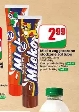 Dino Mleko zagęszczone słodzone karmelowe Jal oferta