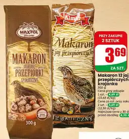 Dino Makaron 12 jaj przepiórczych krajanka Maxpol oferta