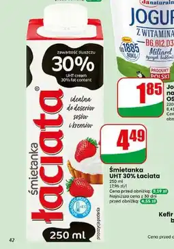 Dino Śmietanka UHT Łaciata 30% oferta