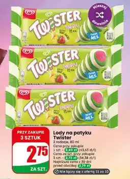 Dino Lody na patyku Twister Pineapple oferta