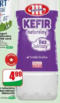 Dino Kefir naturalny bez laktozy Mlekovita oferta