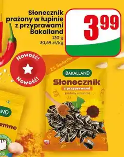 Dino Słonecznik prażony w łupinie z przyprawami Bakalland oferta