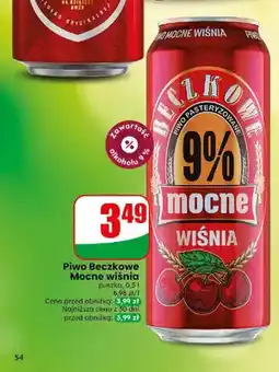 Dino Piwo Beczkowe Mocne Wiśnia oferta