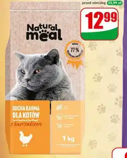 Dino Sucha karma dla kota z kurczakiem Natural Meal oferta