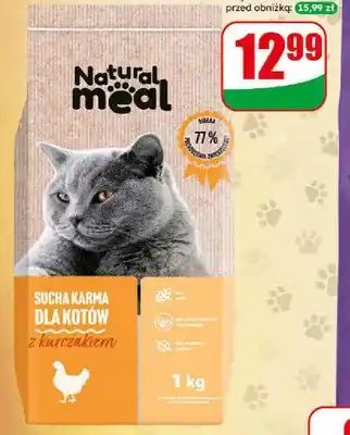 Dino Sucha karma dla kota z kurczakiem Natural Meal oferta