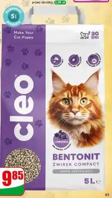 Dino Żwirek dla kota bentonitowy lawendowy Cleo oferta