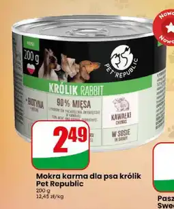 Dino Mokra karma dla psa królik Pet Republic oferta