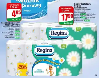 Papier toaletowy Regina rumiankowy 16-pak 3-warstwowy