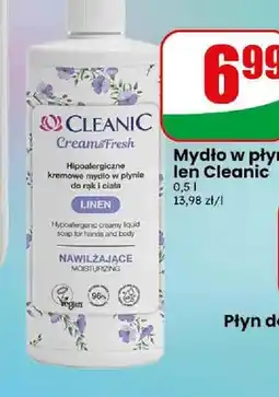 Dino Mydło w płynie len Cleanic oferta