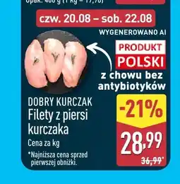 ALDI Filety z piersi kurczaka Dobry Kurczak oferta