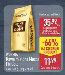 ALDI Kawa mielona Woseba Mocca Fix Gold oferta