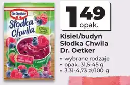 Odido Kisiel/budyń Stódką Chwila Dr. Oetker oferta