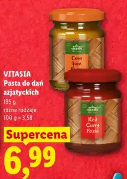 Lidl VITASIA Pasta do dań azjatyckich oferta